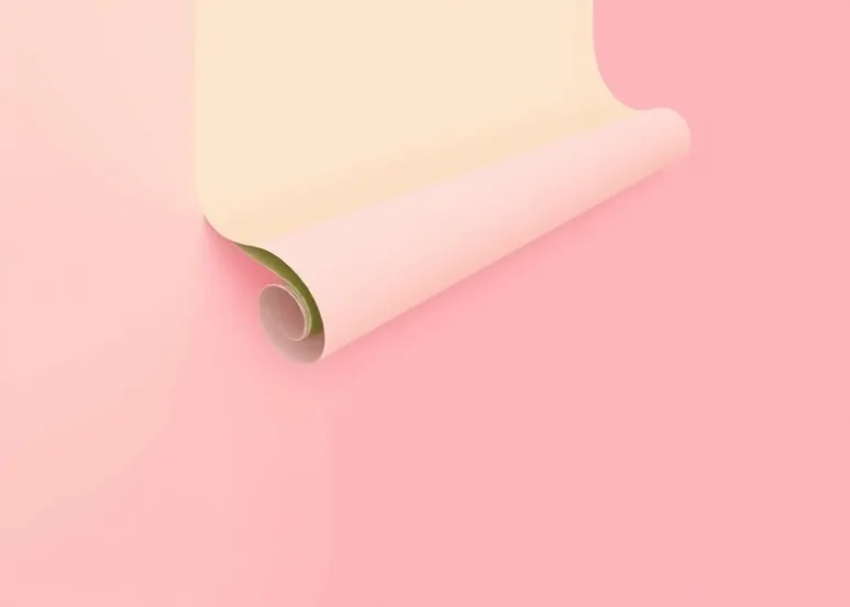 Pose de papier peint, rouleau et brosse à maroufler